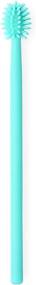 img 4 attached to Soft Cat Toothbrush: 360-degree Head for Safe, Effective, and Deep Pet Teeth Cleaning - Mint Green (Food Grade Silicone)