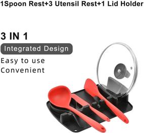 img 3 attached to Enhanced Silicone Utensils for Modern Kitchen Countertops