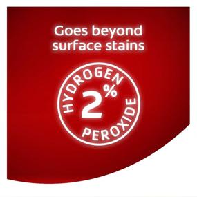 img 2 attached to 🦷 Colgate Optic White Advanced Teeth Whitening Toothpaste - Fluoride, 2% Hydrogen Peroxide, Vibrant Clean, 3.2 Ounce (3 Pack)