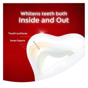 img 1 attached to 🦷 Colgate Optic White Advanced Teeth Whitening Toothpaste - Fluoride, 2% Hydrogen Peroxide, Vibrant Clean, 3.2 Ounce (3 Pack)