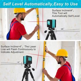 img 1 attached to 📐 Accurate Alignment Made Easy: Introducing Kiprim Self Leveling Horizontal Cross Line Construction