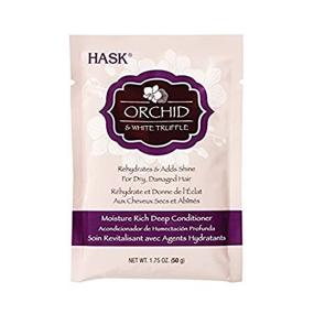 img 4 attached to 🌸 Hask Moisture Orchid & White Truffle Rich Deep Conditioner Packette - 1.75 Ounce: Hydration at its Finest!