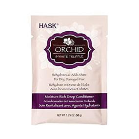 img 2 attached to 🌸 Hask Moisture Orchid & White Truffle Rich Deep Conditioner Packette - 1.75 Ounce: Hydration at its Finest!