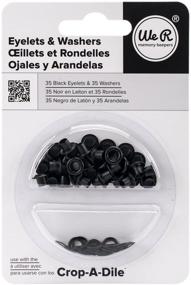 img 1 attached to 🔘 Black Eyelet Washers - Set of 70 Pieces