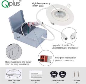 img 1 attached to QPLUS Ultra Thin Adjustable Gimbal Downlight