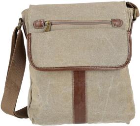 img 3 attached to Stylish and Functional Women's Cotton Canvas Crossbody Bag by CargoIT