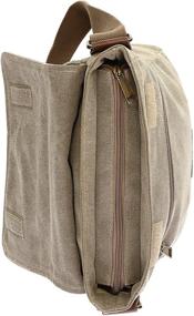 img 1 attached to Stylish and Functional Women's Cotton Canvas Crossbody Bag by CargoIT