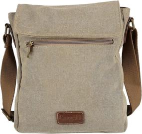 img 2 attached to Stylish and Functional Women's Cotton Canvas Crossbody Bag by CargoIT