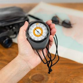 img 3 attached to 🏔️ Sun Company Altimeter 203: Battery-Free Altimeter and Barometer, Weather-Trend Indicator with Rugged ABS Case and Lanyard, Reads Altitude 0-15,000 ft