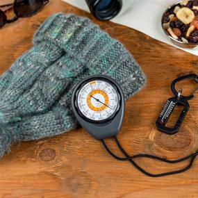 img 2 attached to 🏔️ Sun Company Altimeter 203: Battery-Free Altimeter and Barometer, Weather-Trend Indicator with Rugged ABS Case and Lanyard, Reads Altitude 0-15,000 ft