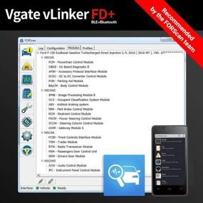 img 3 attached to 🔍 Vgate vLinker FD+ OBD2 Bluetooth Сканер: Считыватель диагностических кодов для iOS, Android и Windows - Разработан для FORScan