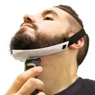 🧔 enhance your grooming routine with the aberlite flexshaper beard shaper neckline guide – achieve the perfect neckline beard shape effortlessly with this hands-free & flexible tool – explore the ultimate neckline beard shaping template and lineup stencil kit in white! logo