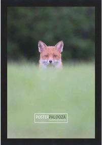 img 3 attached to 🖼️ SEO-optimized: Contemporary 17x22 Black Wood Picture Frame - UV Acrylic, Foam Board Backing, Hanging Hardware Included in Poster Palooza!