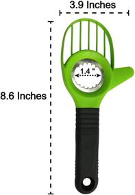 img 1 attached to 🥑 Complete Avocado Tool Set - Slicer, Knife, Peeler, Pitter, Cuber, Dicer, Keeper - All-Inclusive Kit for Perfect Avocado Preparation