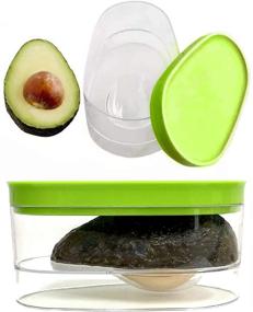 img 2 attached to 🥑 Complete Avocado Tool Set - Slicer, Knife, Peeler, Pitter, Cuber, Dicer, Keeper - All-Inclusive Kit for Perfect Avocado Preparation