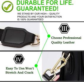 img 1 attached to Adjustable Replacement Crossbody Handbag Shoulder Travel Accessories for Luggage Straps
