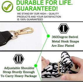 img 2 attached to Adjustable Replacement Crossbody Handbag Shoulder Travel Accessories for Luggage Straps