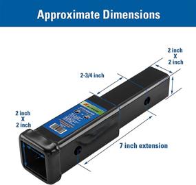 img 2 attached to KAITWOSON Trailer Extension Receiver Extenders Exterior Accessories