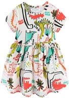 👗 little girls summer holiday dresses with cute prints from the mud kingdom logo