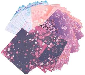 img 1 attached to 📦 180 Sheets of 6-inch Square Origami Paper: 8-12 Assorted Colors, Double-Sided for Handicrafts, Artistic Creations, and Origami Projects