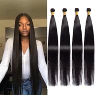 maxine brazilian straight bundles unprocessed hair care logo