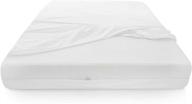 waterproof box spring protector cover - continental mattress bbpb-5/0 12-13b, queen, white, fits 10-13 mattress size logo