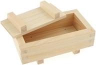 🍣 3131 wooden rectangular oshizushi by japanbargain logo