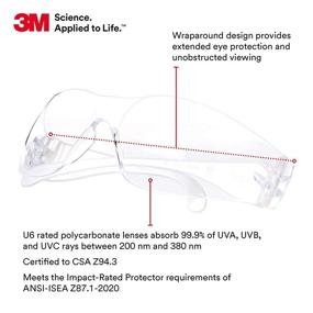 img 3 attached to Защитные очки 3M Virtua Clear