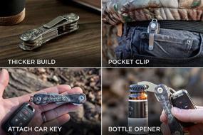 img 2 attached to KeySmart Rugged Multi-Tool Key Holder with Bottle Opener and Pocket Clip - Holds up to 14 Keys, Mossy Oak