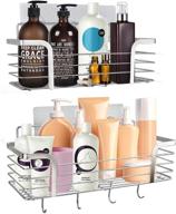 shower caddy organizer stainless bathrooms logo