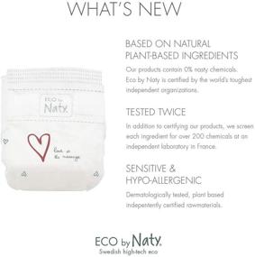 img 1 attached to Eco by Naty Baby Diapers, Size 1, Plant-Based, Oil Plastic-Free, One Month Supply, Size 1 (100 Count)