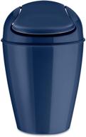 koziol 5777585 swing top wastebasket velvet logo