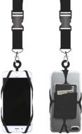 📱 gear beast cell phone lanyard with phone case holder, card pocket, soft neck strap, breakaway clasp, and detachable convenience clip, compatible with iphone, galaxy, and most smartphones logo