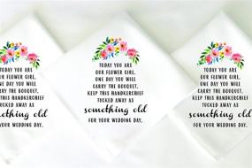 img 3 attached to Wedding Handkerchief Marriage Proposal Keepsake