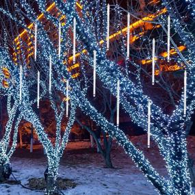 img 2 attached to Outdoor Christmas Iciclelights Connectable Raindrop Seasonal Decor