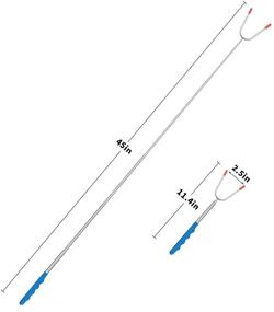 img 2 attached to 🔥 HANZE Marshmallow Roasting Sticks: 5 Pack Telescoping Stainless Steel Skewers for Campfire BBQ & Grill