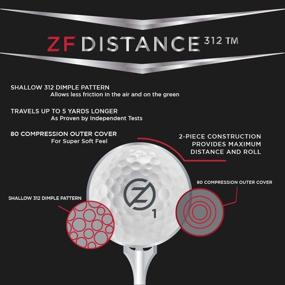 img 1 attached to ⛳ 312 Zero Friction Distance Golf Balls