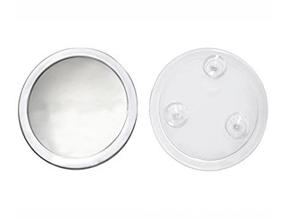 img 3 attached to 🔍 EMILYSTORES Clear Frame 5X Magnifying Cosmetic Mirror with 3 Suction Cups Fixture - 7" Makeup Mirror (1PC)