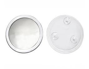 img 2 attached to 🔍 EMILYSTORES Clear Frame 5X Magnifying Cosmetic Mirror with 3 Suction Cups Fixture - 7" Makeup Mirror (1PC)