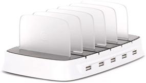 img 3 attached to 🔌 Griffin PowerDock 5 - Multi-Charger Dock: Charge 5 USB Devices Simultaneously for Apple iPad, iPhone, and iPod