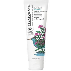 img 4 attached to 🍃 VIVAIODAYS Organic Saponaria No-Tears Wash & Shampoo: Gentle, Soap-Free Formula (5.1 fl.oz., 150 ml)