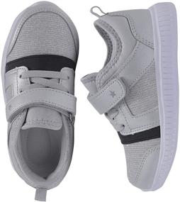 img 2 attached to 👟 Effortlessly Stylish: FESSYREESE Toddler Breathable Athletic Girls' Shoes for Lightweight Comfort