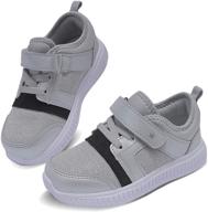 👟 effortlessly stylish: fessyreese toddler breathable athletic girls' shoes for lightweight comfort logo