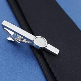 img 1 attached to 👔 Inch Letters Tie Clip: Elevate Your Style with AMITER Men's Accessories!