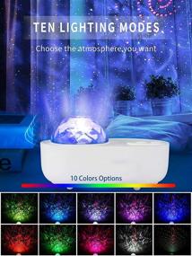 img 3 attached to 🌟 ONXE Star Projector with LED Nebula Cloud and Bluetooth Speaker - Perfect for Bedroom, Game Rooms, Home Theater, and Night Light Ambiance - Remote Control Included