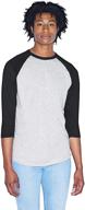 👕 men's clothing: american apparel heather raglan t-shirt in shirts logo