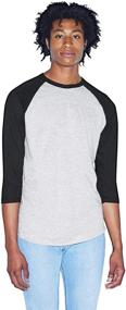 img 4 attached to 👕 Men's Clothing: American Apparel Heather Raglan T-Shirt in Shirts