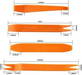 img 2 attached to Инструменты для удаления клипс автомобильной двери - Набор инструментов для удаления отделки автомобиля для ремонта кузова с оттяжкой вмятин (Синий)