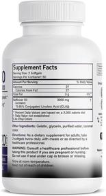 img 3 attached to Bronson CLA 3000 Extra High Potency: Effective Weight Management & Lean Muscle Support with Conjugated Linoleic Acid - 120 Softgels