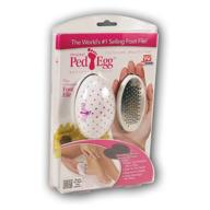 👣 variety of ped egg pedicure foot files, colors may differ logo